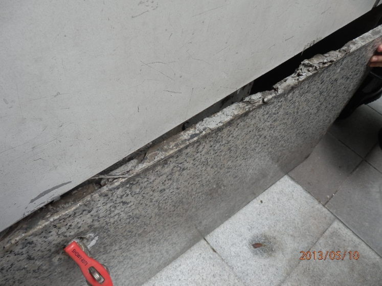Repair damaged tiles